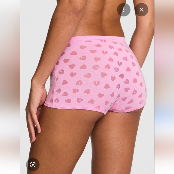 PINK Victoria's Secret Other - PINK VS Cotton Boyshort Panty Pink Lollipop (Hearts)